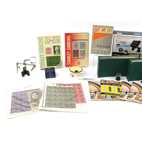 1969 - Stamps, covers and accessories including reference books and an album of Polish stamps