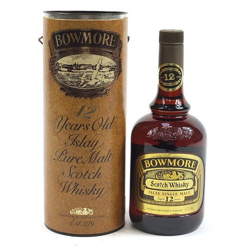 429 - Bottle of Bowmore Single Malt Scotch whiskey aged 12 years with box