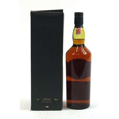 431 - Bottle of Lagavulin Single Malt Scotch whiskey aged 16 years with box