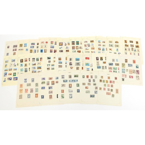 1961 - Greece collection of stamps from early arranged on several pages