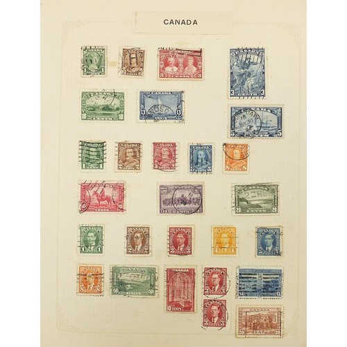 1946 - Extensive collection of Canada stamps arranged on several pages