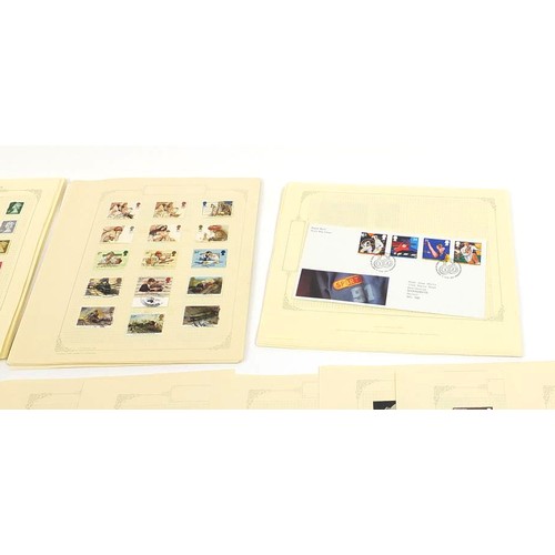 1965 - Many pages of Great Britain stamps