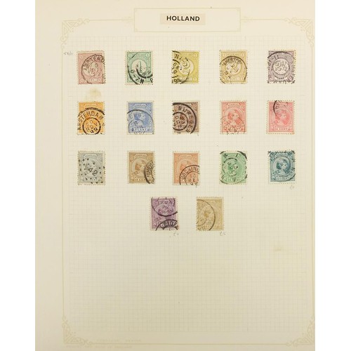 1906 - Holland and its Colonies stamps arranged on several pages