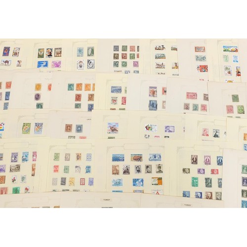 1942 - Foreign collection mainly early Turkey and Middle East stamps arranged on several pages