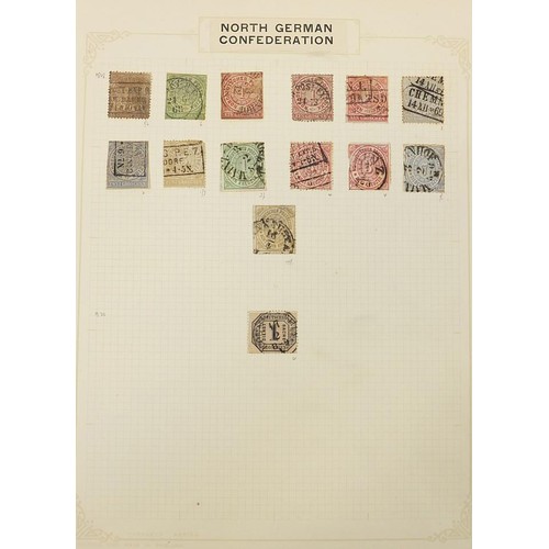 1938 - German States stamps including Bavaria, Danzig, Saar and occupation abroad arranged on several pages