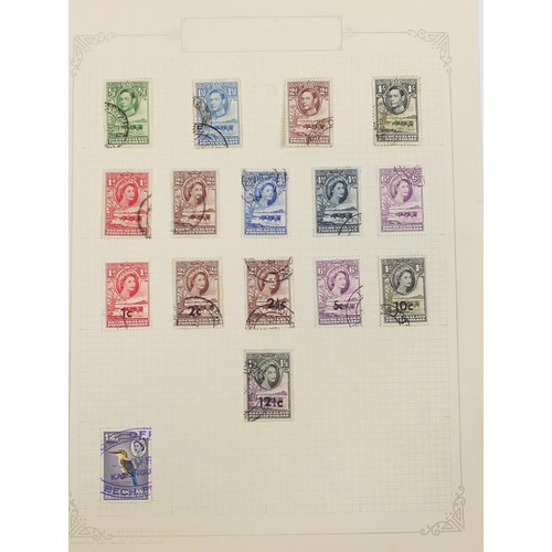 1939 - Commonwealth letter B stamps Bermuda, Basutoland, Bechaunaland arranged on several pages