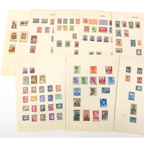 1897 - European countries stamps including Baden, Romania and Bulgaria arranged on several pages