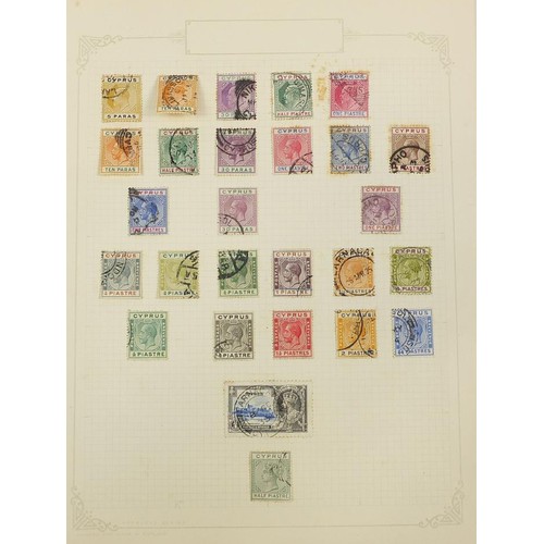 1932 - Cyprus collection of stamps arranged on several pages