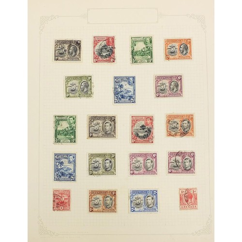 1931 - Commonwealth stamps including Gibraltar, Gilbert Islands and Grenada arranged on several pages