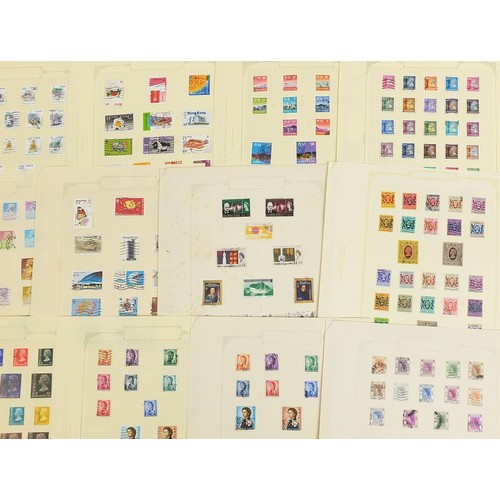 1923 - Collection of Hong Kong stamps from early including high value arranged on several pages