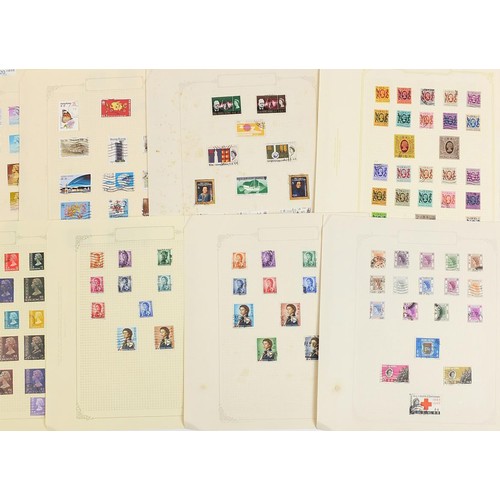 1923 - Collection of Hong Kong stamps from early including high value arranged on several pages