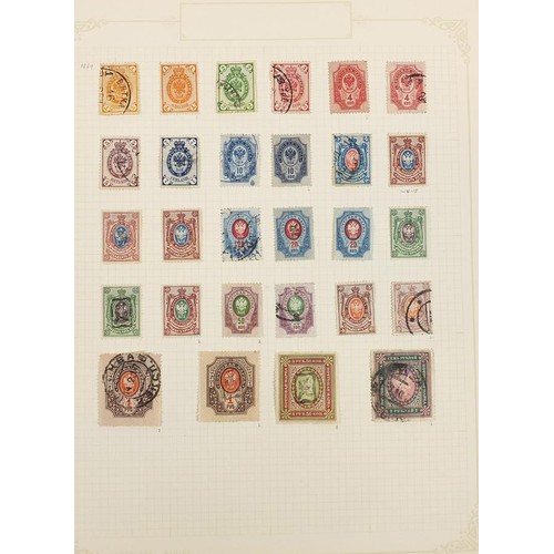 1915 - European stamps including Russia and Bavaria arranged on several pages