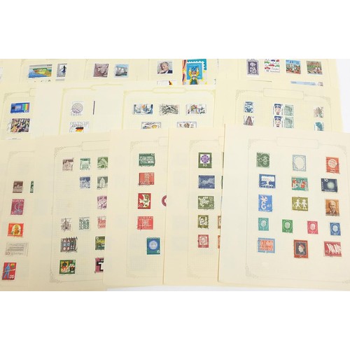 1941 - West German stamps arranged on several pages