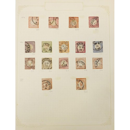 1936 - German Reich stamps arranged on several pages