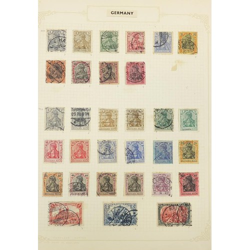 1936 - German Reich stamps arranged on several pages