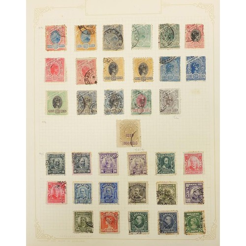 1950 - World collection of stamps including Austria and Brazil arranged on several pages