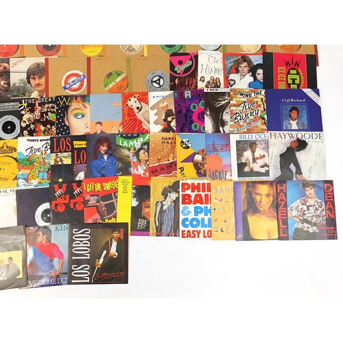 634 - Collection of 45rpm records including Roxanne, The Electric Light Orchestra, Depeche Mode and Cultur... 