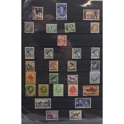 1920 - Australian collection of stamps from early in stock book