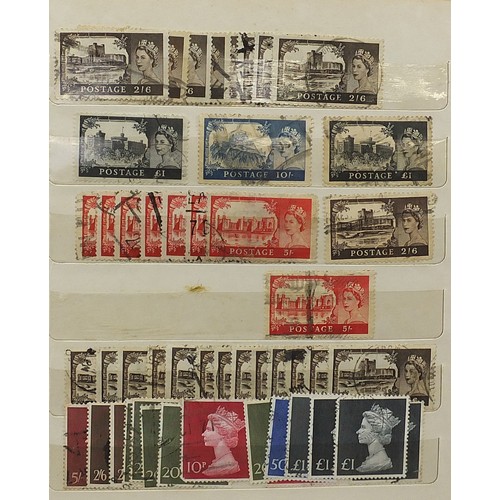 1970 - World stamps arranged in albums and on sheets including Mexico and Great Britain