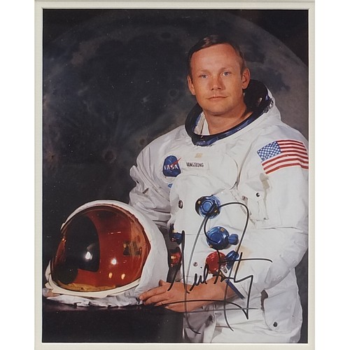 533 - Neil Armstrong, Edwin Aldrin Junior and Michael Collins, Apollo 11 ink signatures on photographs, wi... 