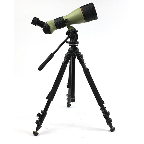 519 - Nikon ED field scope with Manfrotto tripod stand