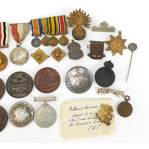 461 - Good British military World War I four medal group and related militaria relating to Lieutenant Gilb... 