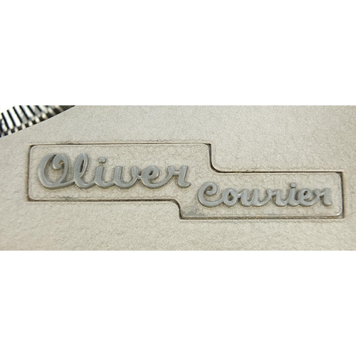 45 - Retro Oliver Courier cased typewriter