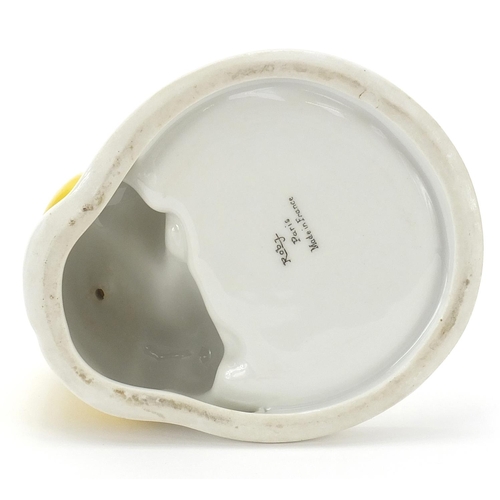 89 - Robj, French Art Deco porcelain figural dish, 12.5cm in length