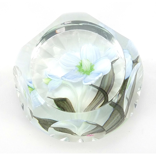 97 - Caithness Whitefriars Dreamer glass paperweight with box, 37/200, approximately 7cm in diameter