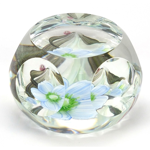 97 - Caithness Whitefriars Dreamer glass paperweight with box, 37/200, approximately 7cm in diameter