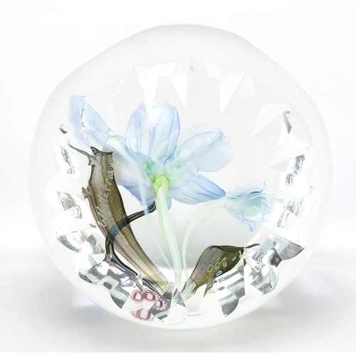 97 - Caithness Whitefriars Dreamer glass paperweight with box, 37/200, approximately 7cm in diameter