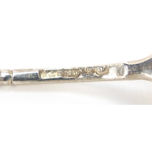 846 - Silver spoon with impressed Russian marks, 14cm in length, 18.0g