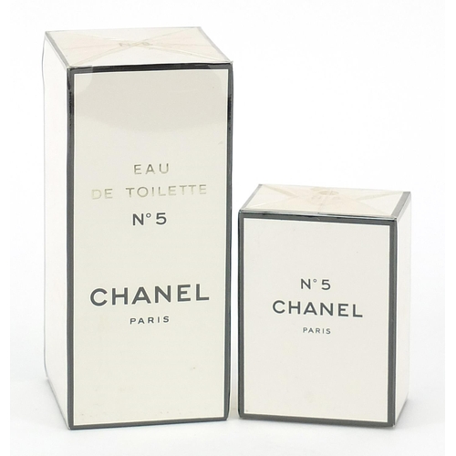 300 - Two as new Chanel No. 5 perfumes