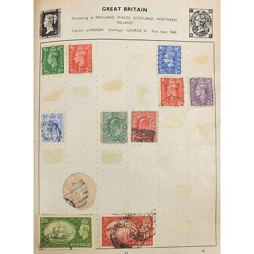 2208 - Collection of British and world stamps and reference books including The Olympics and royal examples