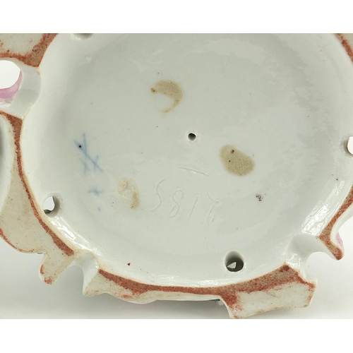 142 - Meissen, pair of German porcelain figures incised 2185 to the bases, 24cm high