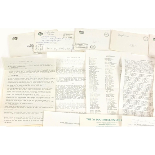 113 - Vintage motoring interest ephemera relating to The Women's Motor Racing Associates Club known as The... 