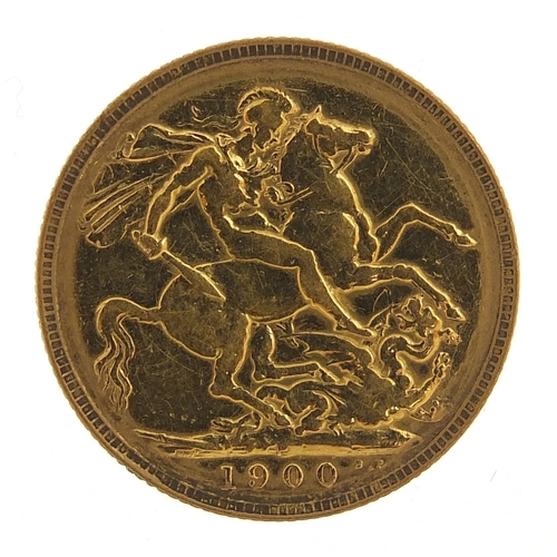 10 - Queen Victoria 1900 gold sovereign, Perth mint - this lot is sold without buyer’s premium, the hamme... 