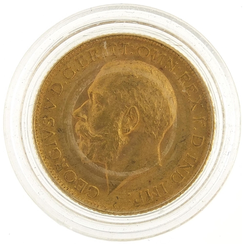 16 - George V 1913 gold sovereign - this lot is sold without buyer’s premium, the hammer price is the pri... 