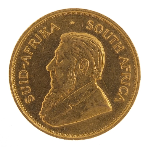 21 - South African 1974 gold krugerrand - this lot is sold without buyer’s premium, the hammer price is t... 