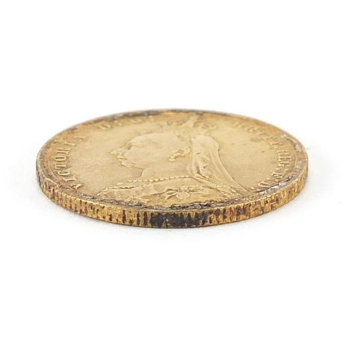23 - Queen Victoria 1889 gold sovereign, Sydney mint - this lot is sold without buyer’s premium, the hamm... 