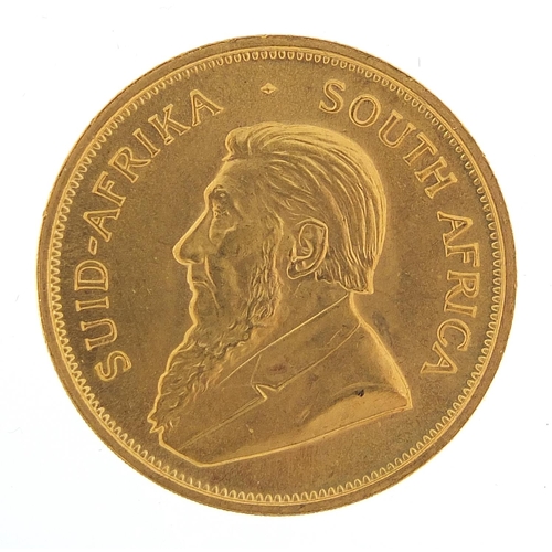 34 - South African 1974 gold krugerrand - this lot is sold without buyer’s premium, the hammer price is t... 