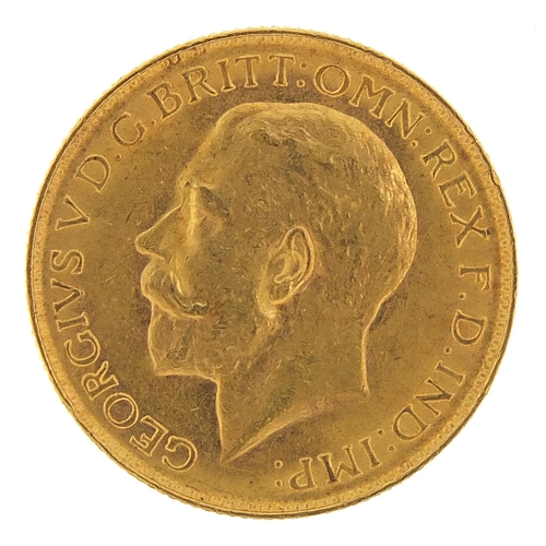 50 - George V 1912 gold sovereign, Perth mint - this lot is sold without buyer’s premium, the hammer pric... 