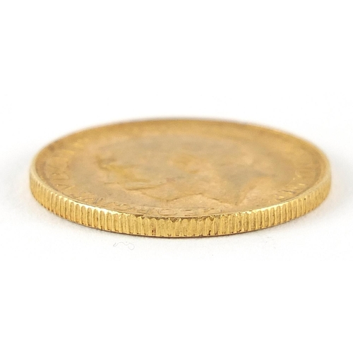 50 - George V 1912 gold sovereign, Perth mint - this lot is sold without buyer’s premium, the hammer pric... 