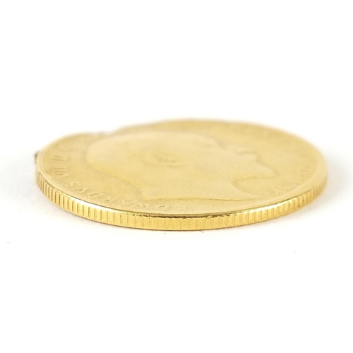 55 - Edward VII 1906 gold sovereign - this lot is sold without buyer’s premium, the hammer price is the p... 