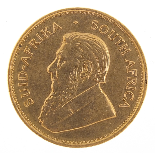 57 - South African 1974 gold krugerrand - this lot is sold without buyer’s premium, the hammer price is t... 