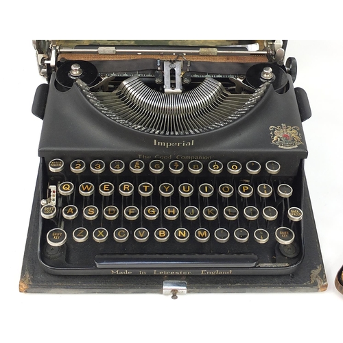 1049 - Two vintage typewriters comprising Bar-Let and Imperial