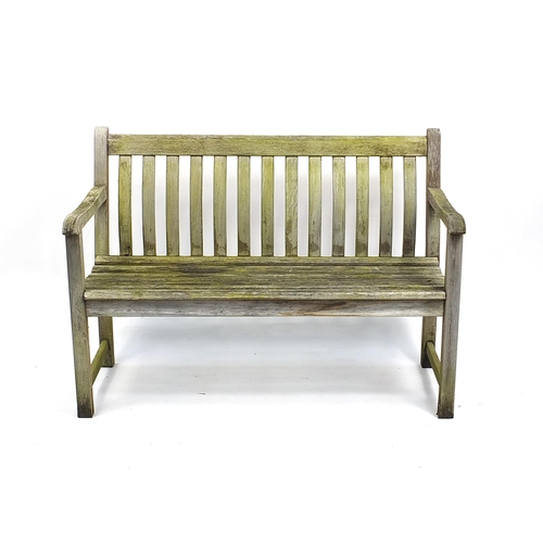 Alexander Rose Teak Garden Bench, 122cm Wide