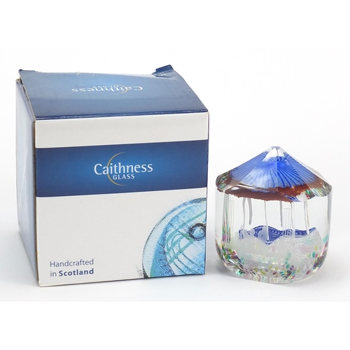 894 - Sarah Peterson for Caithness Glass, The Bandstand paperweight with box and certificate, limited edit... 