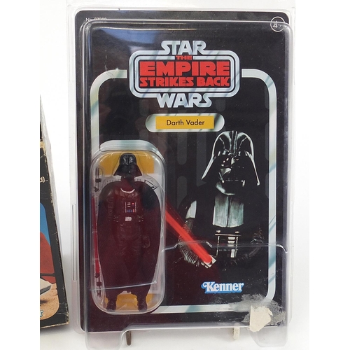 1030 - Star Wars Darth Vader figure in blister pack and ISP-6 Shuttle Pod with box by Kenner