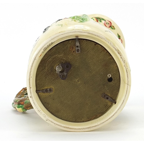 Crown Devon Fieldings Daisy Bell musical jug, 20.5cm high